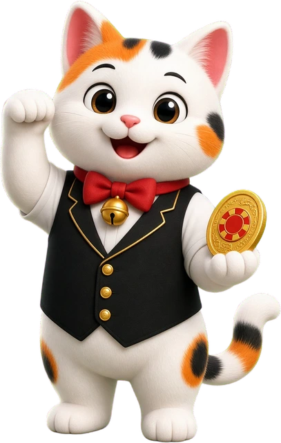 MANEKI SPINの招き猫マスコット